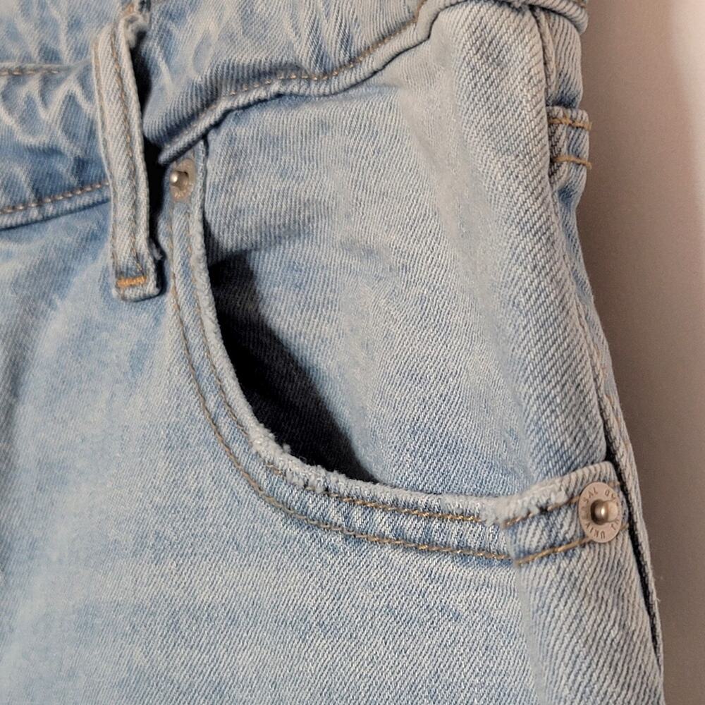 Womens Universal Thread High Rise 90s Straight Light Wash Denim Jeans Sz: 17R - Picture 16 of 16